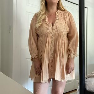 L Free People Mini Dress